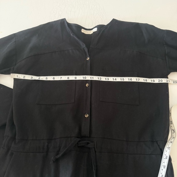 Hackwith Design house Los Angeles Black natural jumpsuit size L - Picture 10 of 13
